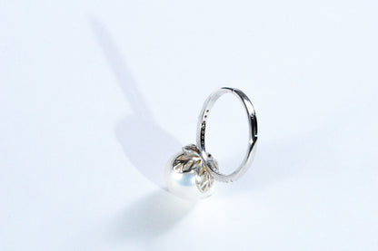 Timeless Classic Aurora Edison Pearl Ring | Minimalist & Versatile S925 Silver Jewelry（Pearl variation)