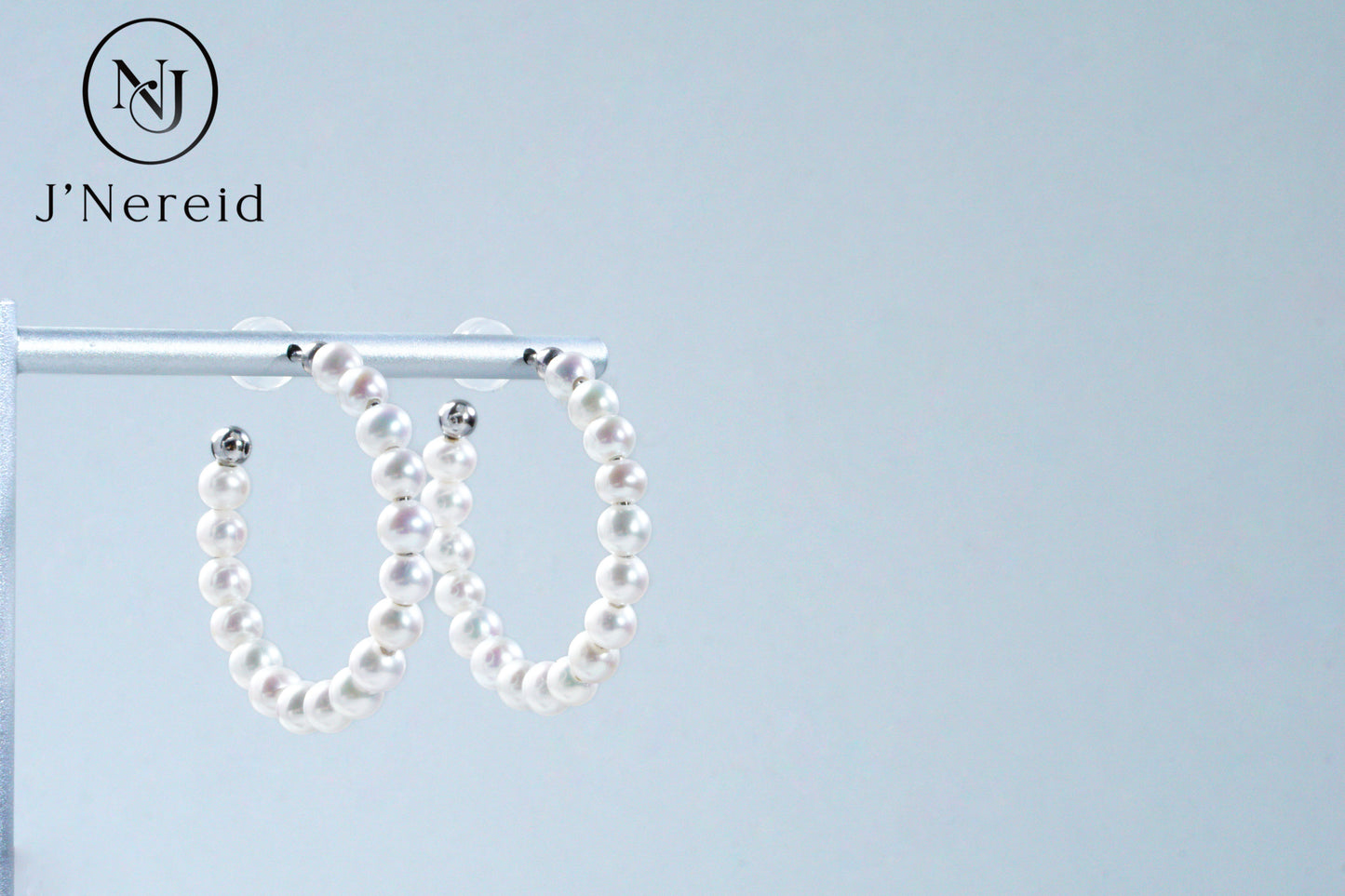 3.5-4mm Aurora Freshwater "Millet" Pearl Hoop Earrings - S925 Sterling Silver Open Circle Earrings for Women, Hypoallergenic Fine Jewelry