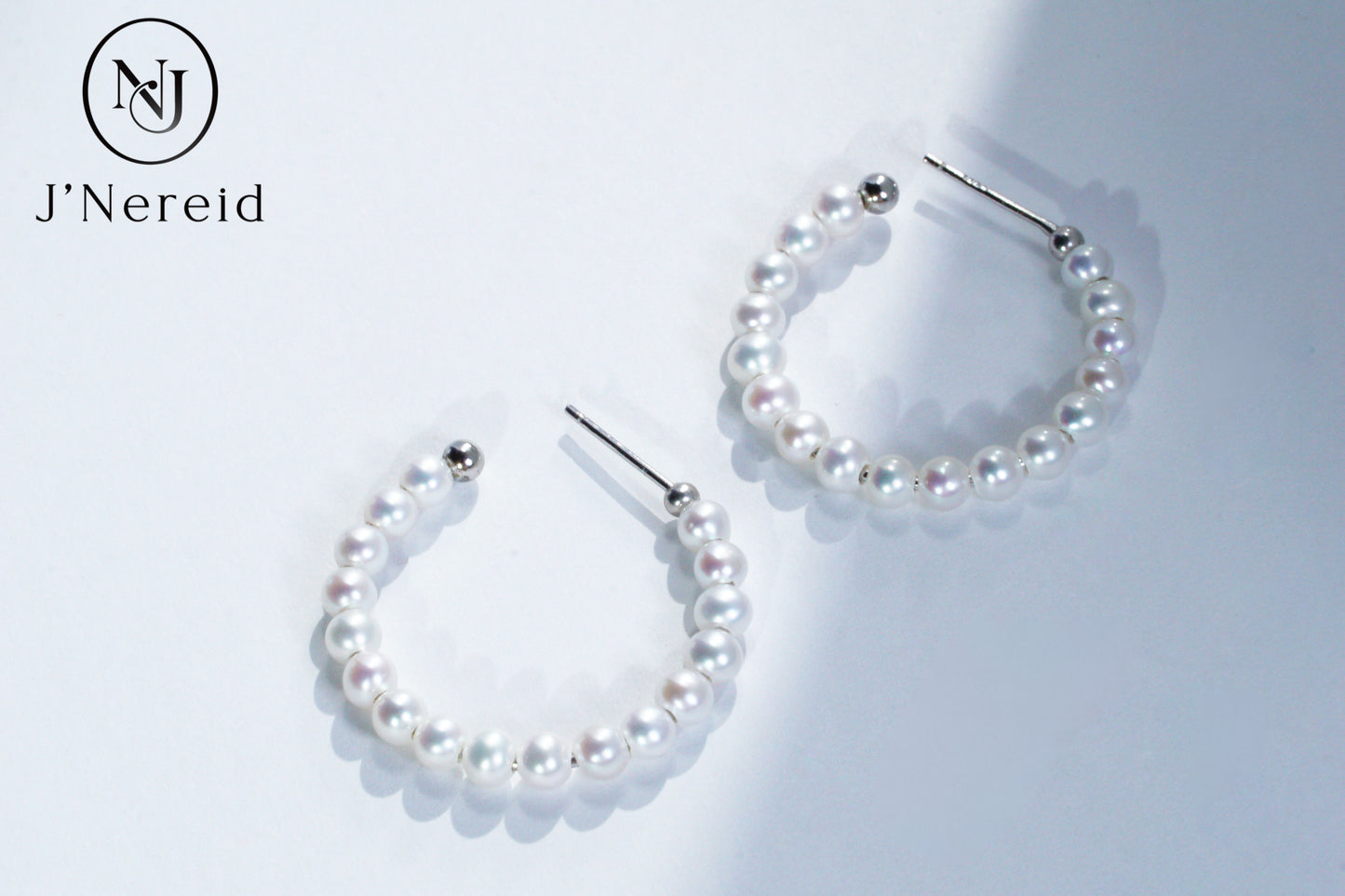 3.5-4mm Aurora Freshwater "Millet" Pearl Hoop Earrings - S925 Sterling Silver Open Circle Earrings for Women, Hypoallergenic Fine Jewelry