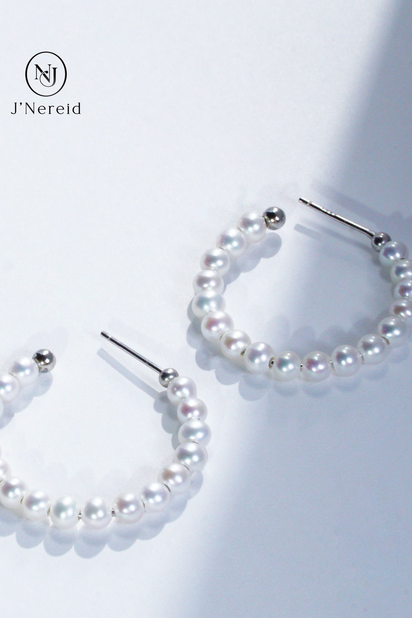 3.5-4mm Aurora Freshwater "Millet" Pearl Hoop Earrings - S925 Sterling Silver Open Circle Earrings for Women, Hypoallergenic Fine Jewelry