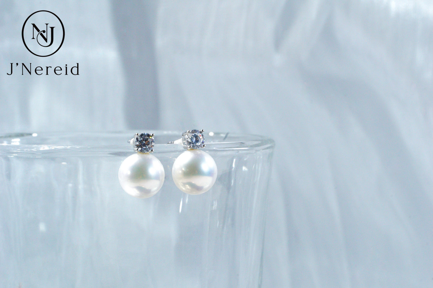 9-9.5mm AAAA Aurora Luster White Edison Freshwater Pearl Earrings, S925 Sterling Silver Classic Diana Style Studs, Timeless Elegant Pearl Jewelry for Women, Bridal Wedding Gift（Pearl Variation）
