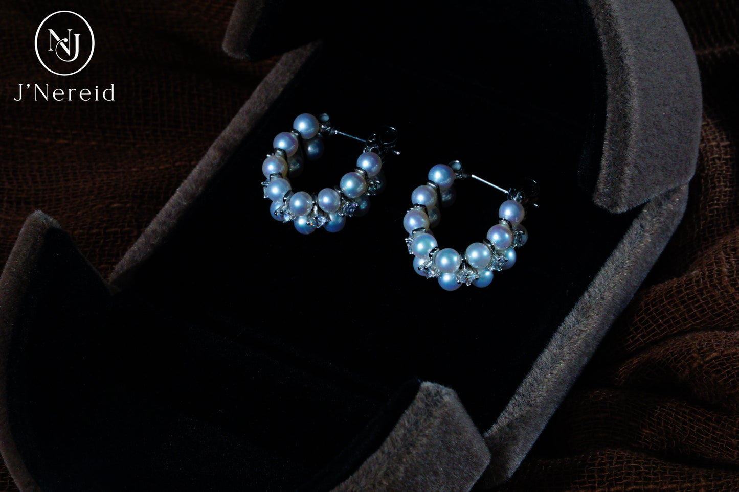 Adjustable Dual-Wear Two-Style Aurora Freshwater Pearl Drop Earrings, 3-4mm Pearls, S925 Silver with Zircon