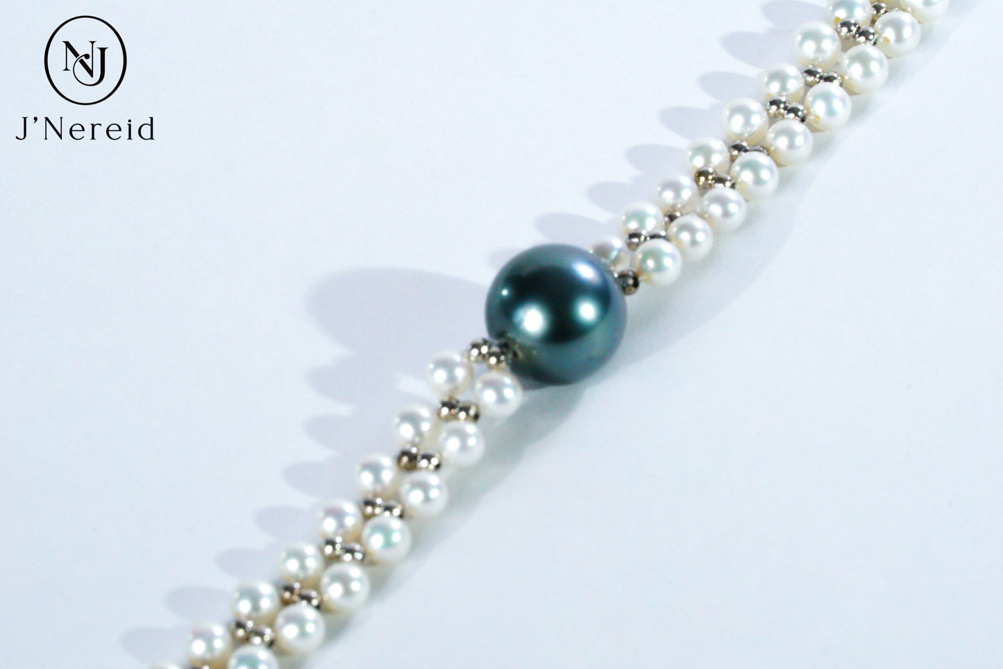 11-12mm Tahitian Pearl & 3-4mm Aurora Freshwater Pearl Double Strand Bracelet, S925 Sterling Silver Clasp, Elegant Bridal & Daily Jewelry Gift for Women
