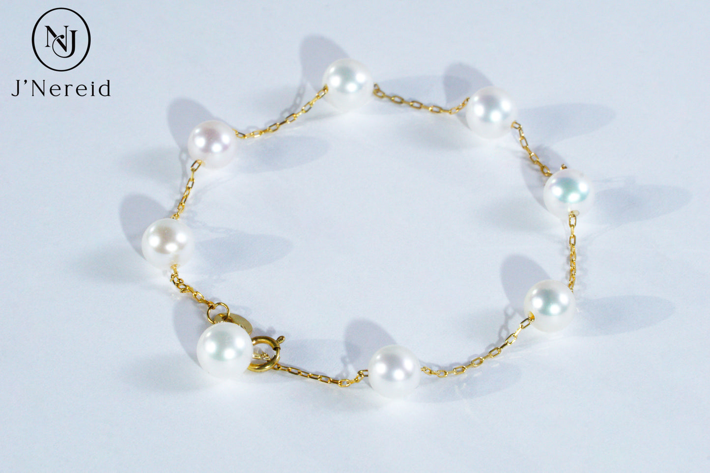 6-7mm Aurora Freshwater Pearl "Starlight" Bracelet, S925 Sterling Silver Chain, Delicate Dainty "Starburst" Style, Elegant & Fairycore Jewelry for Women