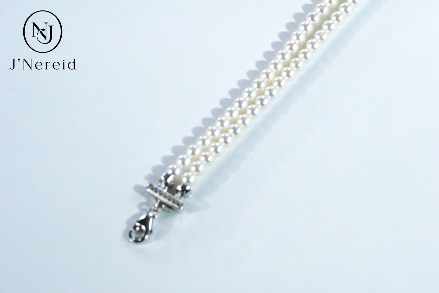 Double Strand Aurora Freshwater Pearl Adjustable Bracelet | 3-4mm Round Pearls, S925 Silver Clasp, Adjustable 6.5"+1.77" Extender