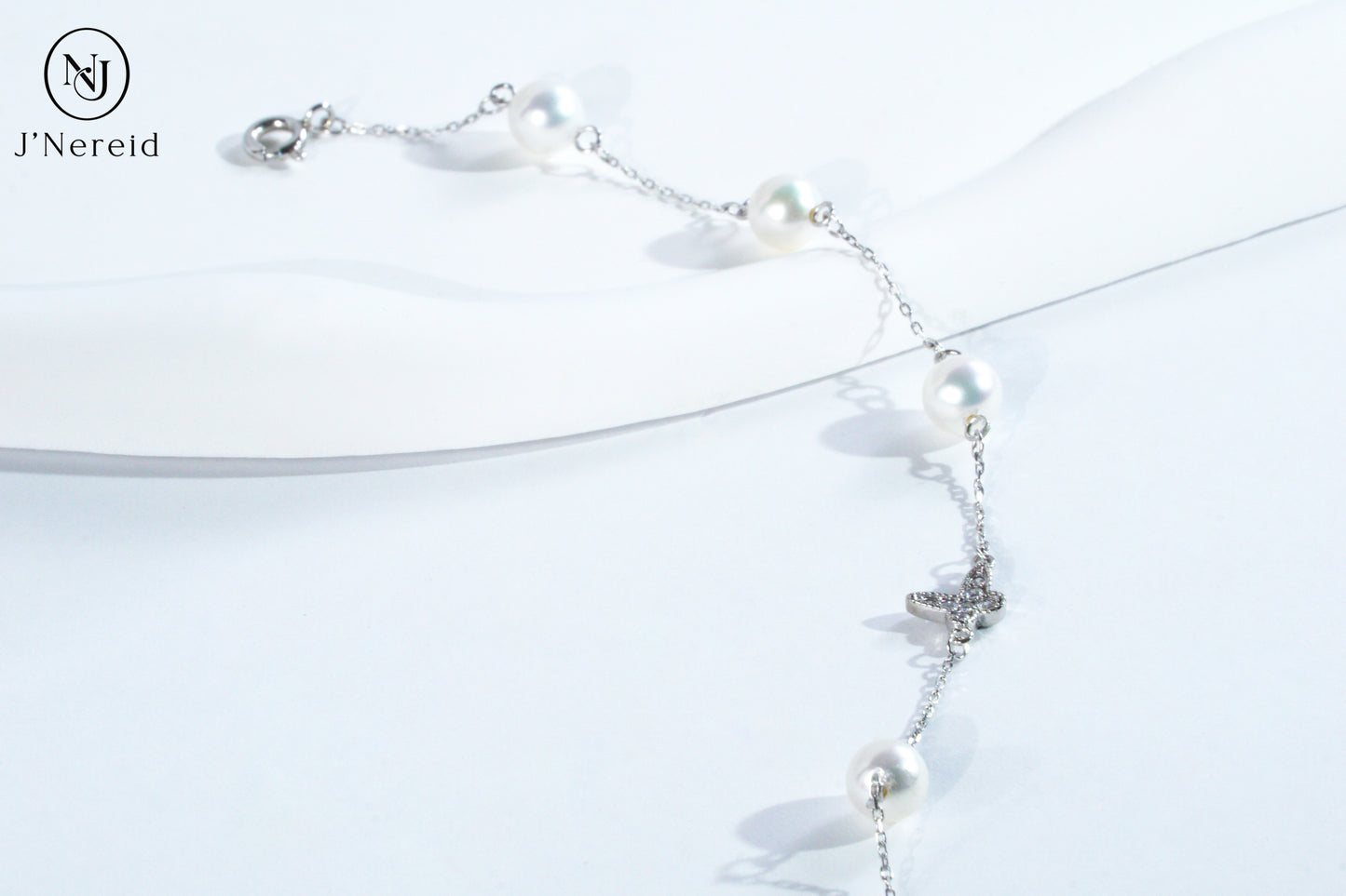 S925 Silver Butterfly Charm Aurora Round Freshwater Pearl Bracelet, 6-7mm Lustrous Pearls, Fairy Style Dainty Chain Adjustable Bracelet for Women