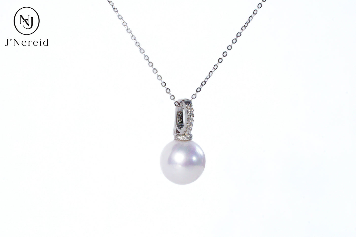 Elegant Aurora Pearl Necklace | 10.5-11mm High-Luster Freshwater Pearl with S925 Silver Zircon Pacifier Setting