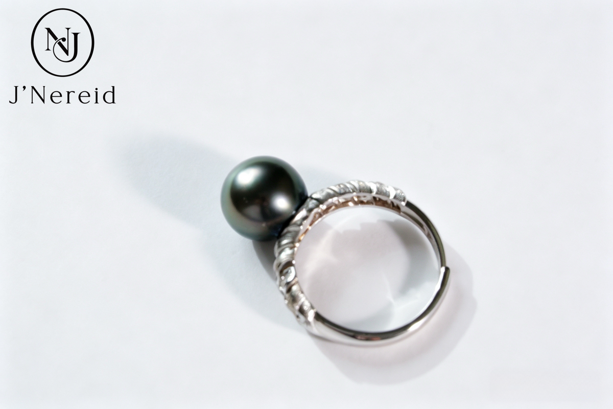 Textured Braided S925 Silver Tahitian Black Pearl Ring few blemished 10-11mm with Accent Zircon, Statement Ring for Evening & Formal Occasions（Pearl Variation)