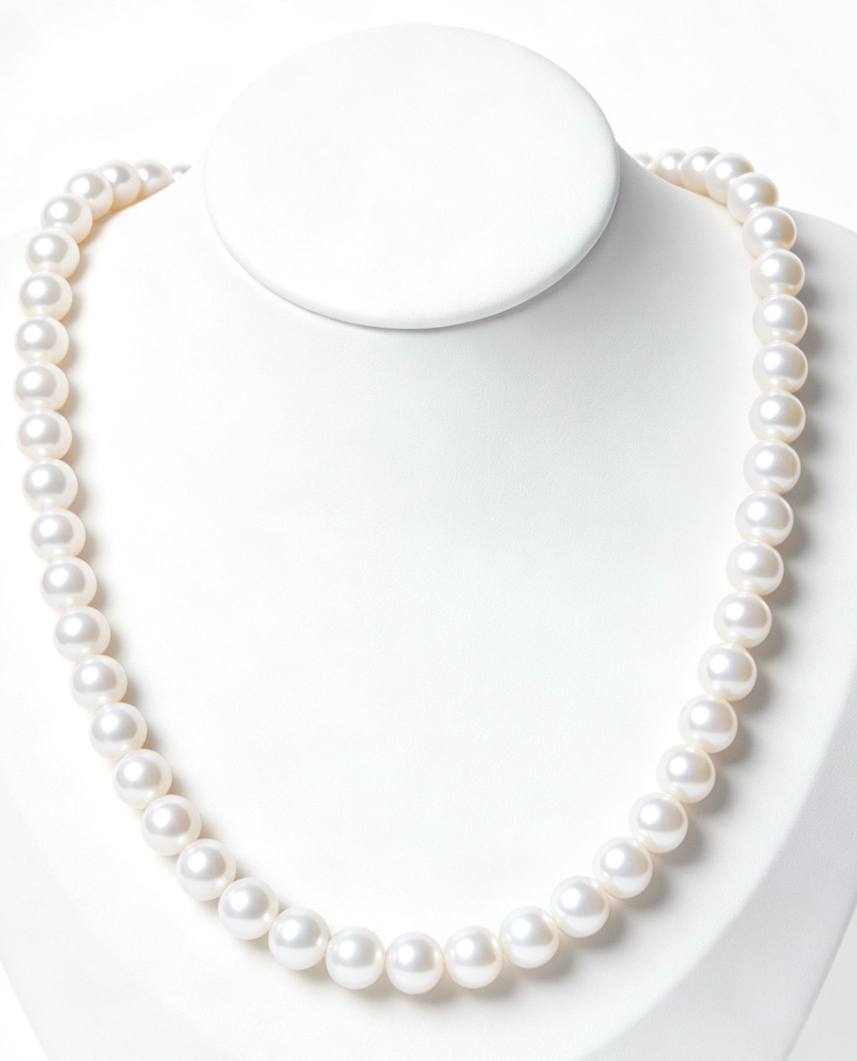 7.5-8.5mm White Freshwater Pearl Necklace-AAAA Quality
